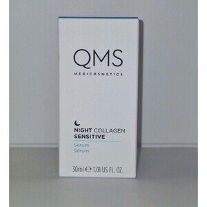 QMS Night Collagen Sensitive Serum 1.01 Oz Made in Germany New In Box